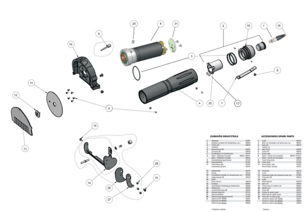 Potis Haltebuchse mit Schaltsensor POS. 20